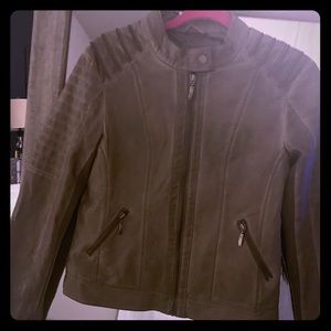 BKE Outerwear leather jacket.